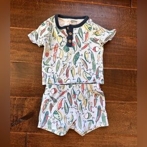 Mud Pie Outfit Set, 9-12m